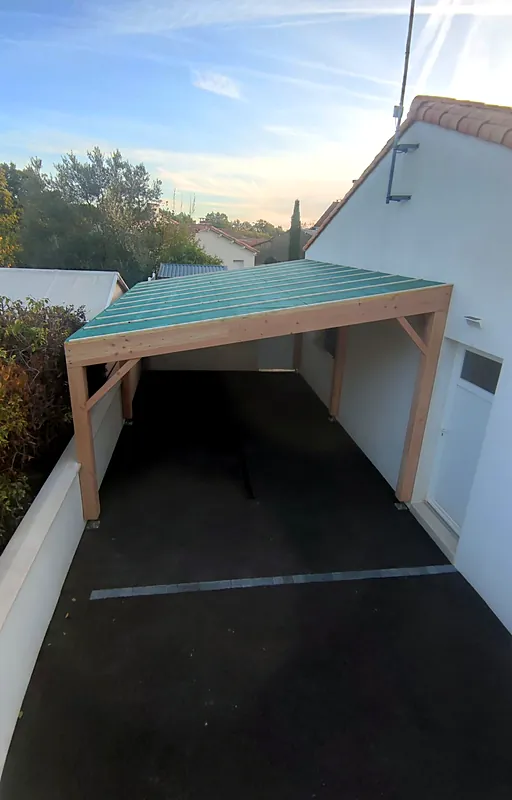 Carport adossé